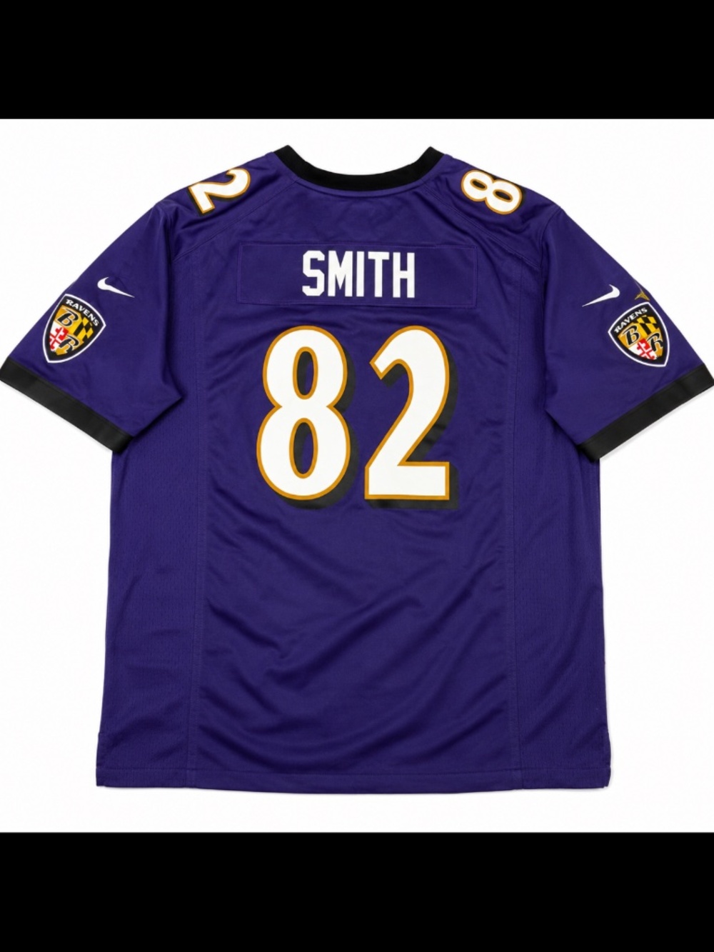 Nike Baltimore Ravens Torrey Smith #82 On Field Jersey Men’s XL Purple NFL